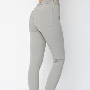 American Apparel Four Way Stretch Pants in Stone